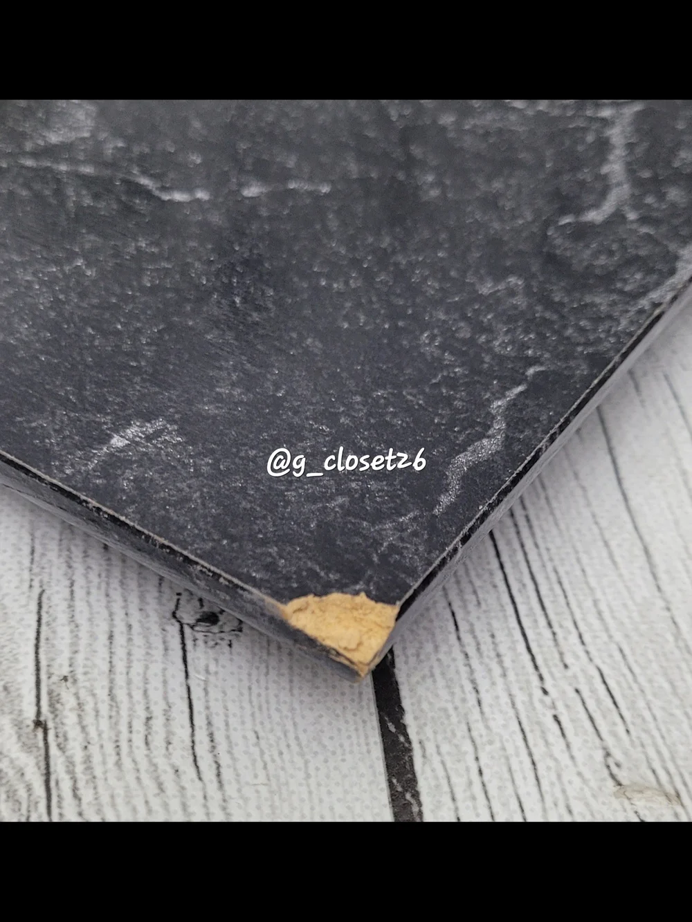 Marble-Effect Black Wall Plaque Home Accents